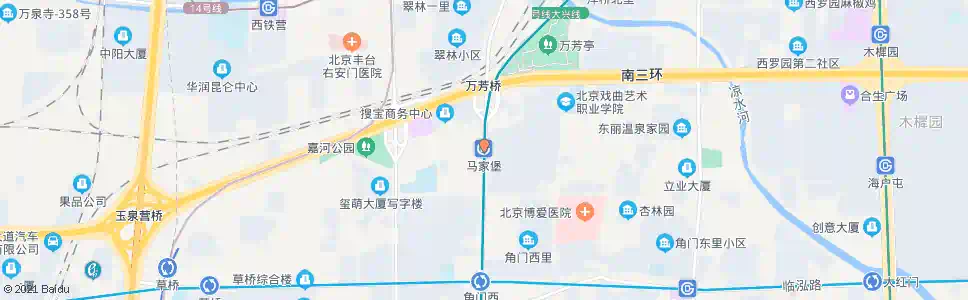 北京马家堡站_公交站地图_北京公交_妙搜公交查询2025
