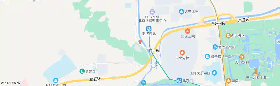 北京红山口_公交站地图_北京公交_妙搜公交查询2025