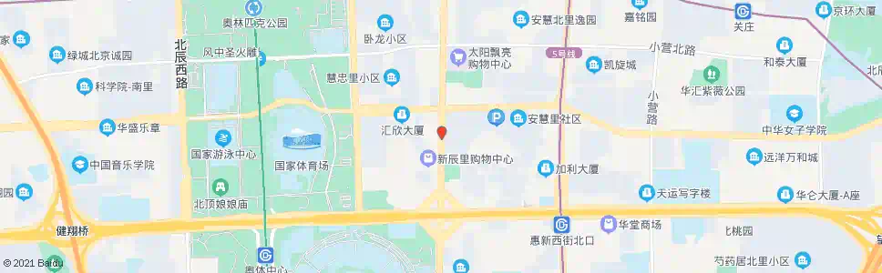 北京安慧桥北_公交站地图_北京公交_妙搜公交查询2025