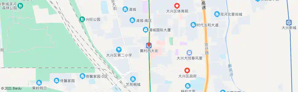 北京黄村西大街_公交站地图_北京公交_妙搜公交查询2025