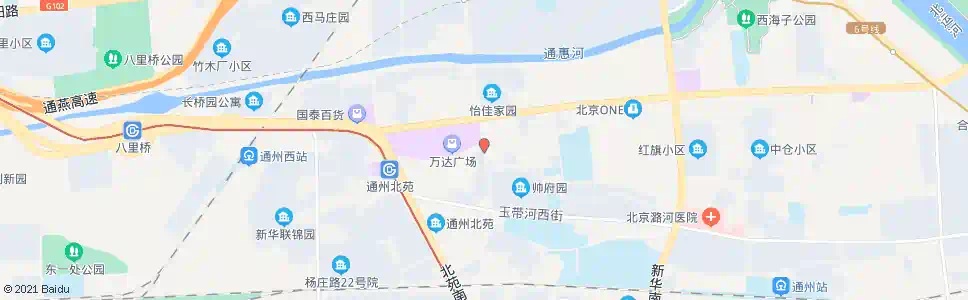 北京通州西门路口南_公交站地图_北京公交_妙搜公交查询2025