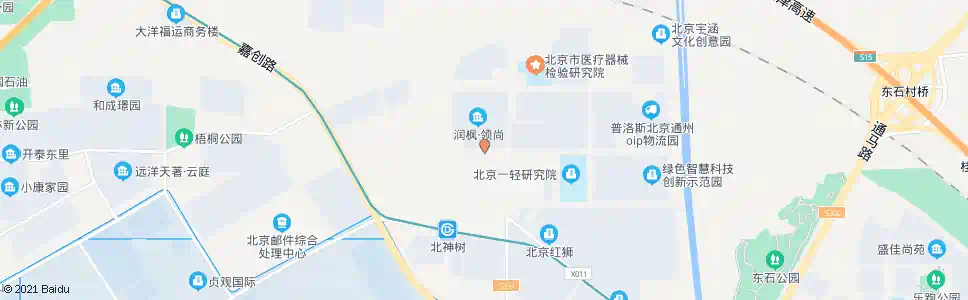 北京润枫领尚小区_公交站地图_北京公交_妙搜公交查询2025