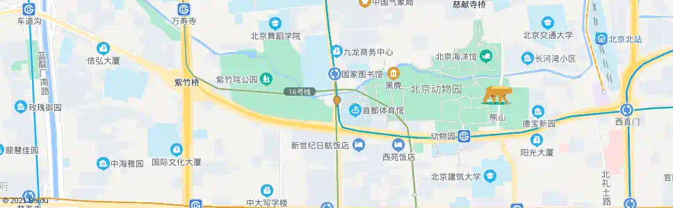 北京白石桥北_公交站地图_北京公交_妙搜公交查询2025