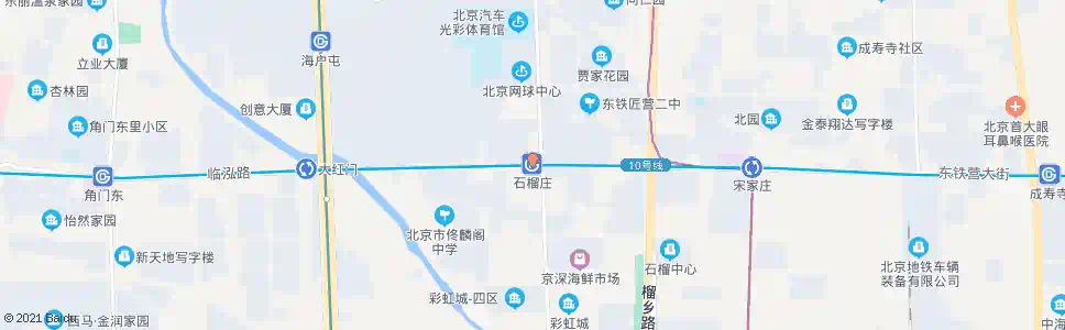 北京石榴庄站_公交站地图_北京公交_妙搜公交查询2025