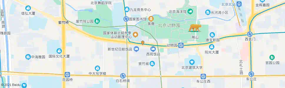 北京白石桥东_公交站地图_北京公交_妙搜公交查询2025