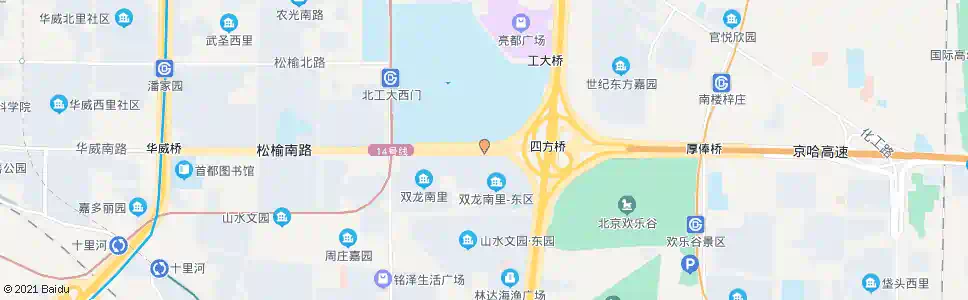 北京四方桥西_公交站地图_北京公交_妙搜公交查询2025