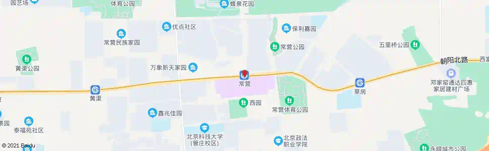 北京常营站_公交站地图_北京公交_妙搜公交查询2025