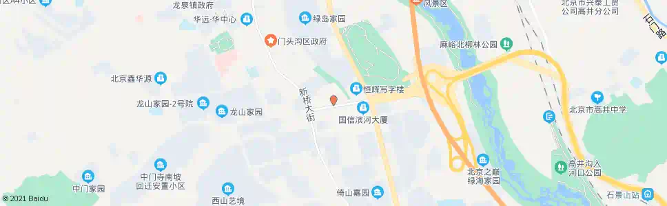 北京双峪环岛西_公交站地图_北京公交_妙搜公交查询2025