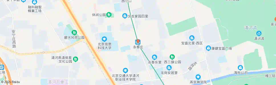 北京地铁永泰庄站(东行)_公交站地图_北京公交_妙搜公交查询2025