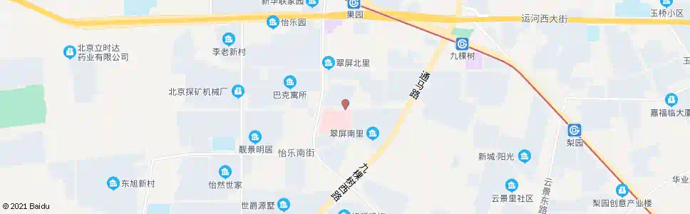 北京怡乐中街_公交站地图_北京公交_妙搜公交查询2025