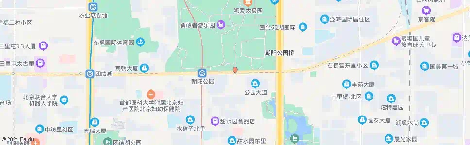 北京朝阳公园南门_公交站地图_北京公交_妙搜公交查询2025