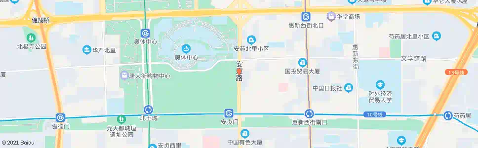 北京奥体东门_公交站地图_北京公交_妙搜公交查询2025