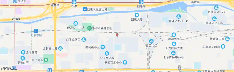 北京百子湾家园西站_公交站地图_北京公交_妙搜公交查询2025