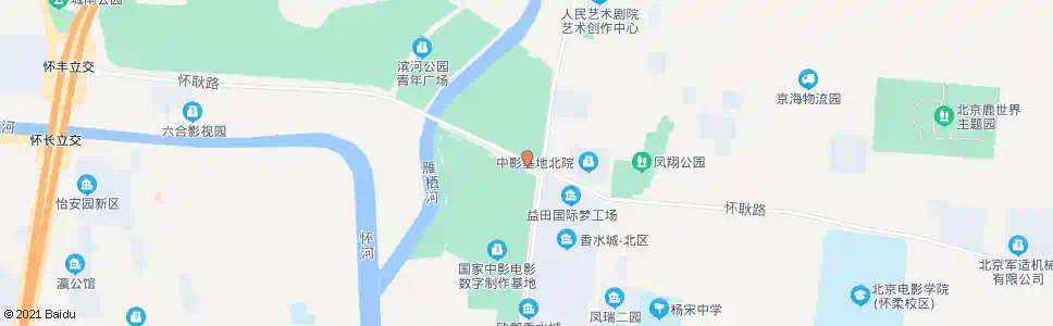 北京中影基地_公交站地图_北京公交_妙搜公交查询2025