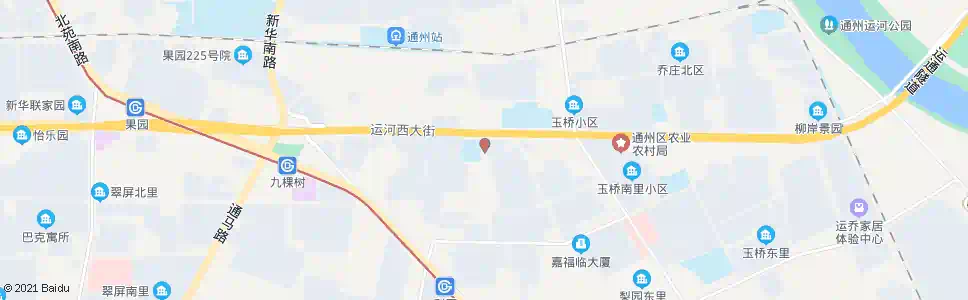 北京玉桥西路_公交站地图_北京公交_妙搜公交查询2025