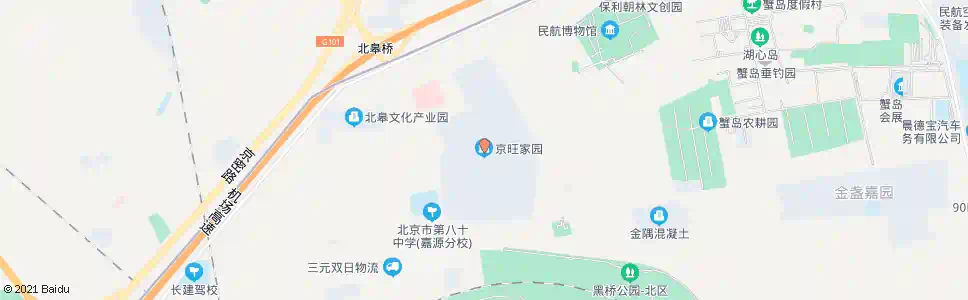 北京京旺家园中街南口_公交站地图_北京公交_妙搜公交查询2025