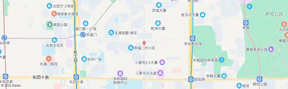 北京幸福三村_公交站地图_北京公交_妙搜公交查询2025