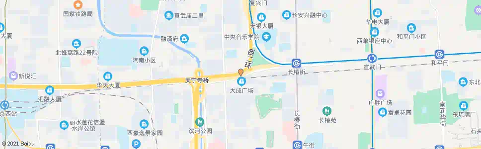 北京西便门_公交站地图_北京公交_妙搜公交查询2025