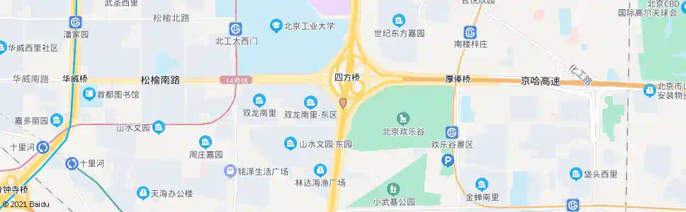 北京弘燕桥(南行)_公交站地图_北京公交_妙搜公交查询2025