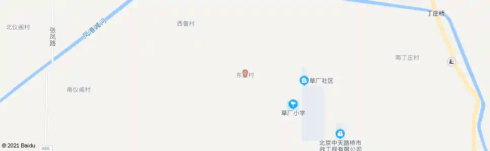 北京东鲁大队_公交站地图_北京公交_妙搜公交查询2025