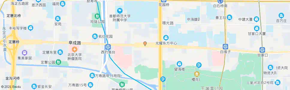 北京海淀桥西_公交站地图_北京公交_妙搜公交查询2025
