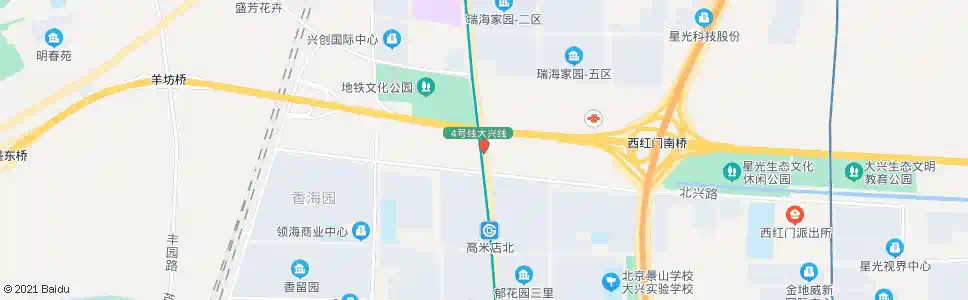 北京兴华桥南_公交站地图_北京公交_妙搜公交查询2025