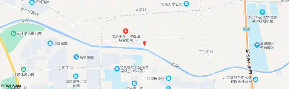 北京东坝_公交站地图_北京公交_妙搜公交查询2025