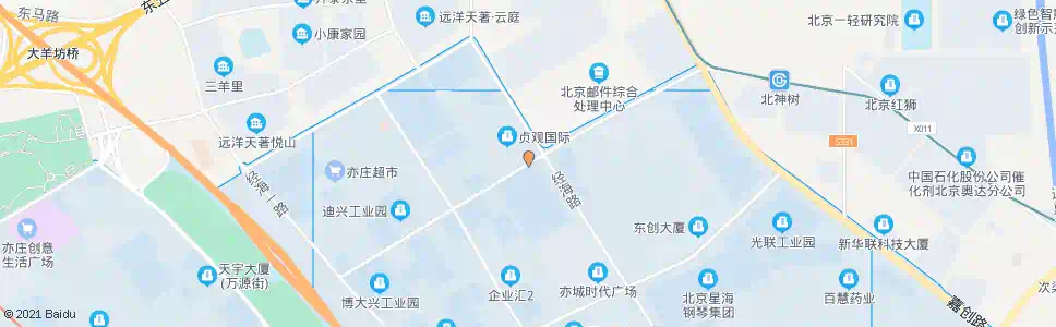 北京科创三街_公交站地图_北京公交_妙搜公交查询2025