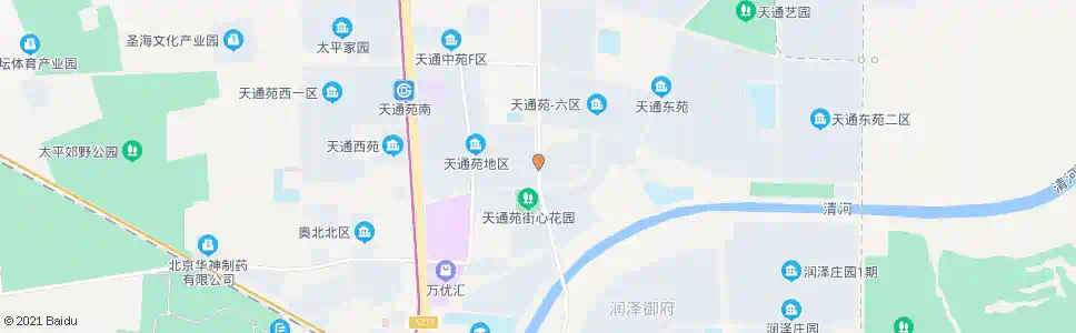 北京天通苑街心花园_公交站地图_北京公交_妙搜公交查询2025