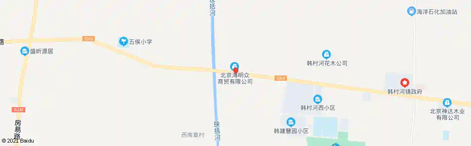 北京东南章_公交站地图_北京公交_妙搜公交查询2025