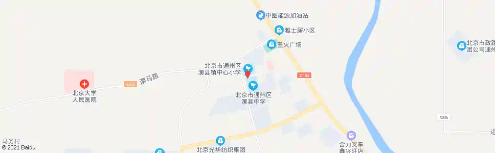 北京漷县中学_公交站地图_北京公交_妙搜公交查询2025