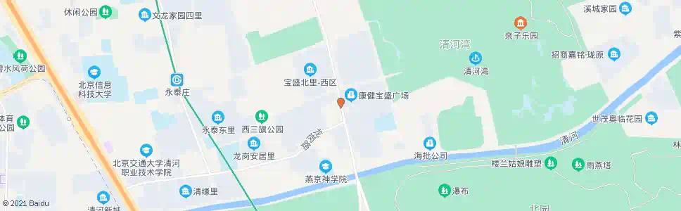 北京宝盛路口南_公交站地图_北京公交_妙搜公交查询2025