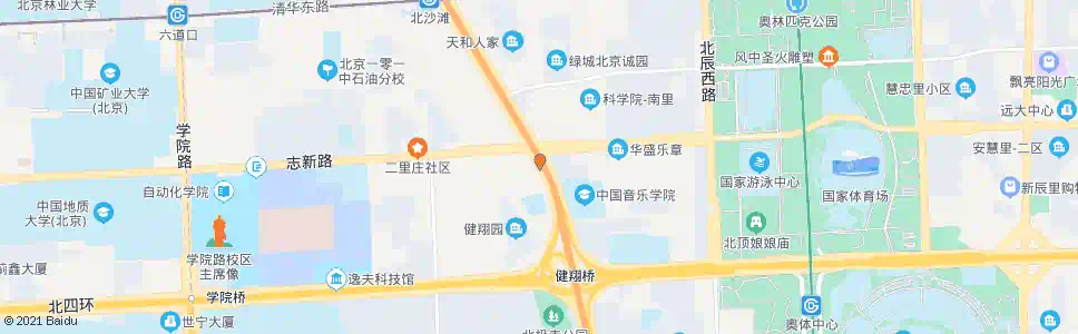 北京安翔桥南_公交站地图_北京公交_妙搜公交查询2025