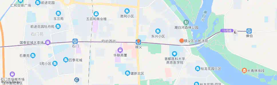 北京地铁顺义站_公交站地图_北京公交_妙搜公交查询2025