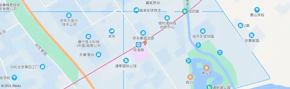 北京经海路城铁站_公交站地图_北京公交_妙搜公交查询2025