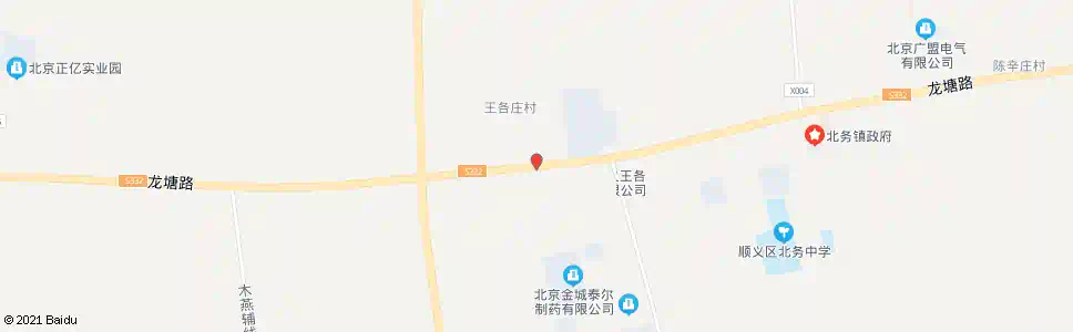 北京王各庄_公交站地图_北京公交_妙搜公交查询2025