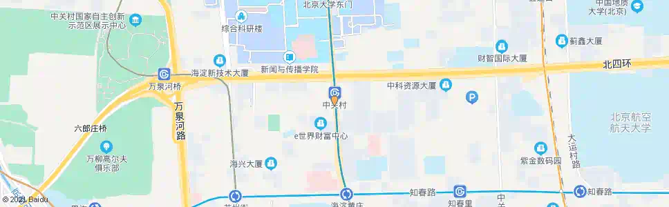 北京中关村南_公交站地图_北京公交_妙搜公交查询2025