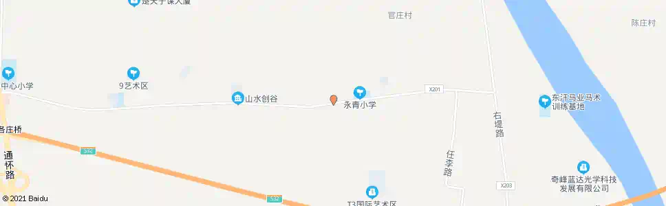 北京永青_公交站地图_北京公交_妙搜公交查询2025