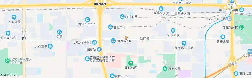北京靛厂新村_公交站地图_北京公交_妙搜公交查询2025