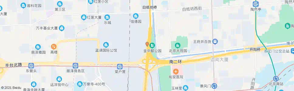 北京菜户营桥北_公交站地图_北京公交_妙搜公交查询2025