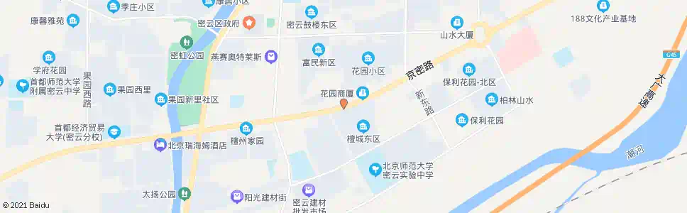 北京密云环保局_公交站地图_北京公交_妙搜公交查询2025