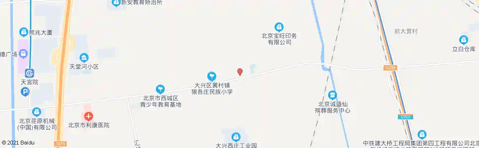 北京狼各庄_公交站地图_北京公交_妙搜公交查询2025