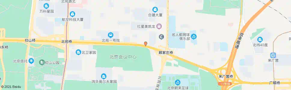 北京顾家庄桥西_公交站地图_北京公交_妙搜公交查询2025