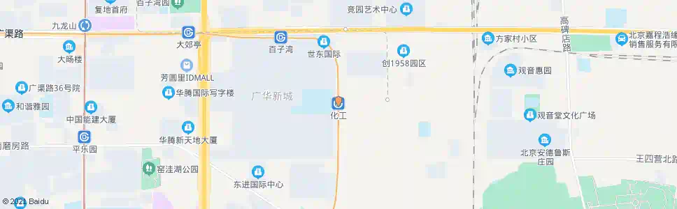北京化工站_公交站地图_北京公交_妙搜公交查询2025
