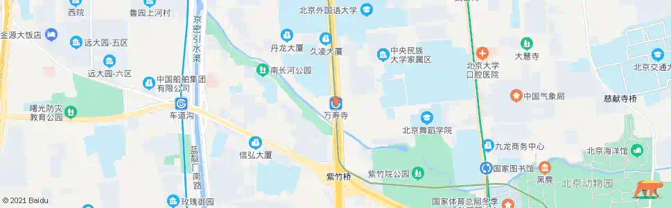 北京万寿寺_公交站地图_北京公交_妙搜公交查询2025