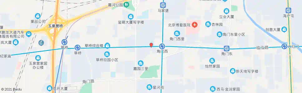 北京嘉园二里南门_公交站地图_北京公交_妙搜公交查询2025