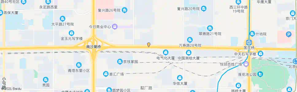 北京岳家楼桥东_公交站地图_北京公交_妙搜公交查询2025