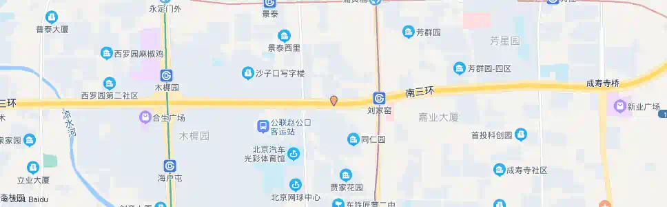 北京刘家窑桥西_公交站地图_北京公交_妙搜公交查询2025