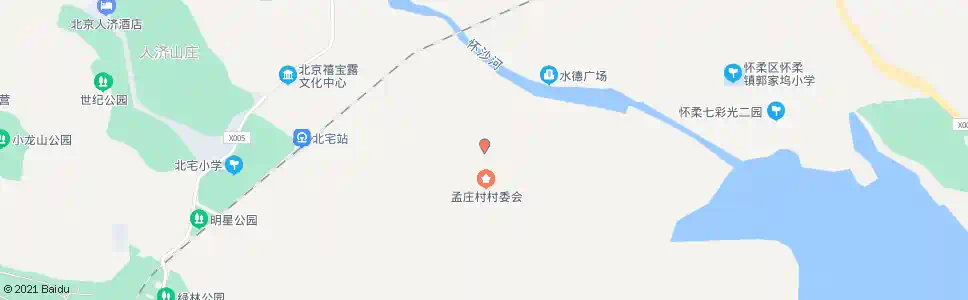 北京孟庄_公交站地图_北京公交_妙搜公交查询2025