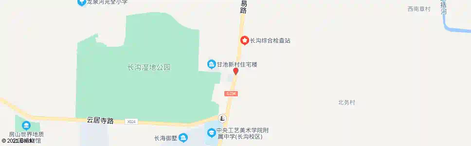 北京长沟沿村_公交站地图_北京公交_妙搜公交查询2025